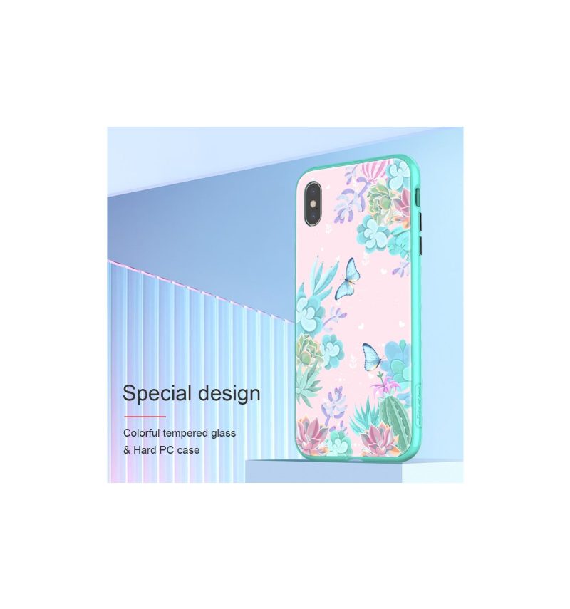 Case iPhone XS Max Kukkakotelo