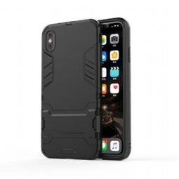 Kuori iPhone XS Max Cool Guard Integroidulla Jalustalla