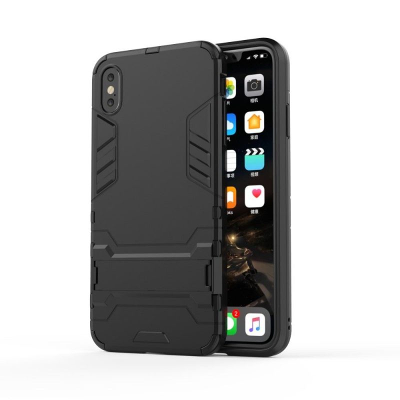 Kuori iPhone XS Max Cool Guard Integroidulla Jalustalla