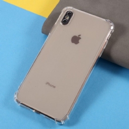 Kuori iPhone XS Max Läpinäkyvät Vahvistetut Kulmat