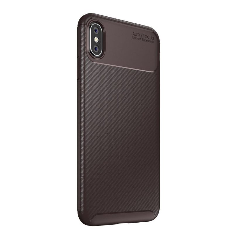 Kuori iPhone XS Max Suojakuori Style Carbon Fiber