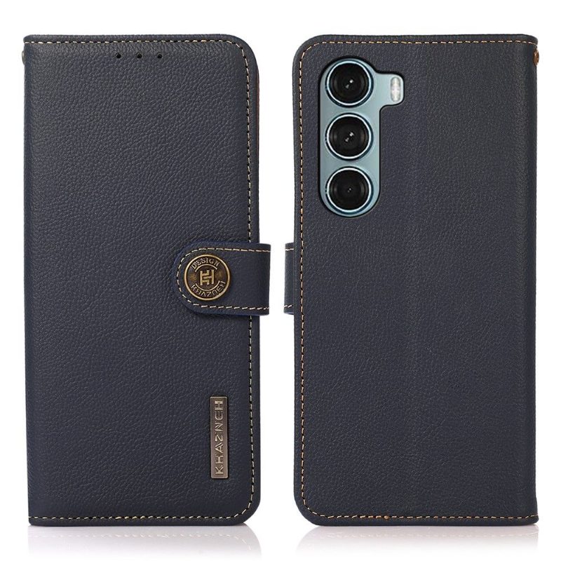 Flip Case Motorola Moto G200 5G Hemming Khazneh Classic Leather