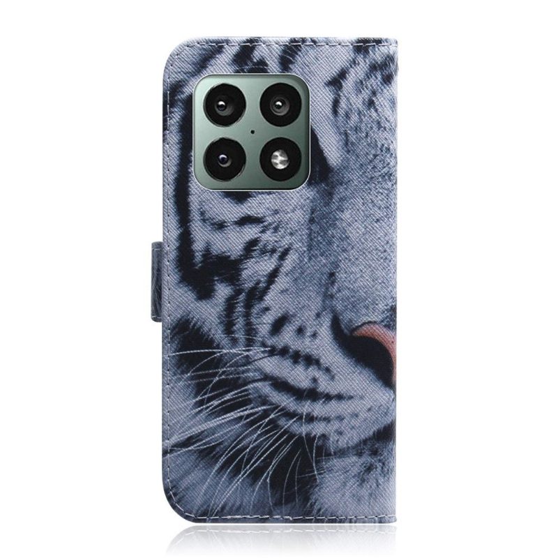 Kuoret OnePlus 10 Pro Tiger Pattern -tukitoiminto