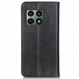 Nahkakotelo OnePlus 10 Pro Murtumaton Puhelinkuoret Kotelot Flip Simone Flip Aged Faux Leather