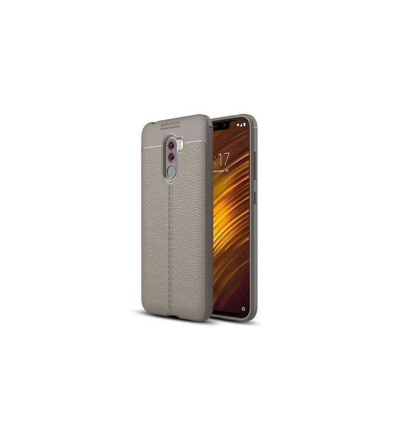 Kuori Pocophone F1 Textured Style Nahka