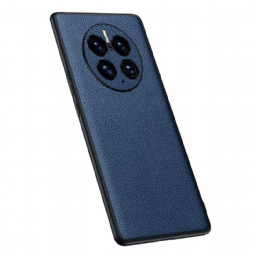 Case Huawei Mate 50 Pro Aitoa Litsi-nahkaa