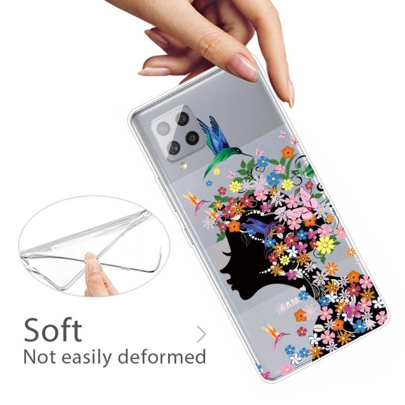 Case Samsung Galaxy A42 5G Hummingbird Flowers