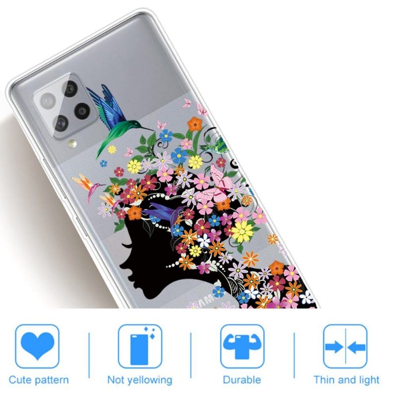 Case Samsung Galaxy A42 5G Hummingbird Flowers