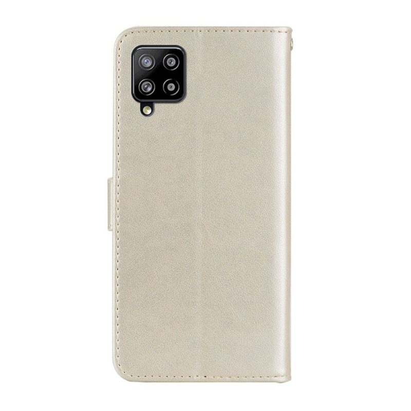 Flip Case Samsung Galaxy A42 5G Hemming Kohokuvioitu Pöllö