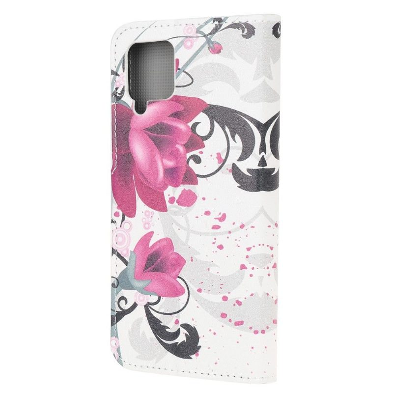 Flip Case Samsung Galaxy A42 5G Hemming Lotus Flower