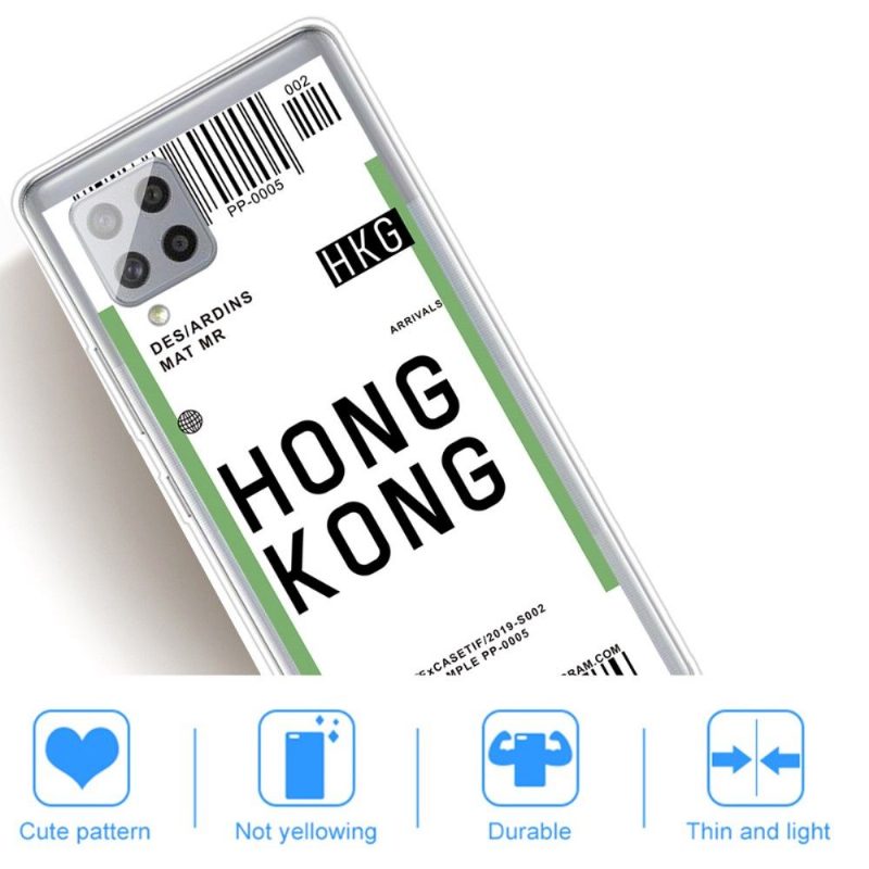 Kuori Samsung Galaxy A42 5G Boarding Pass 07 Hong Kong