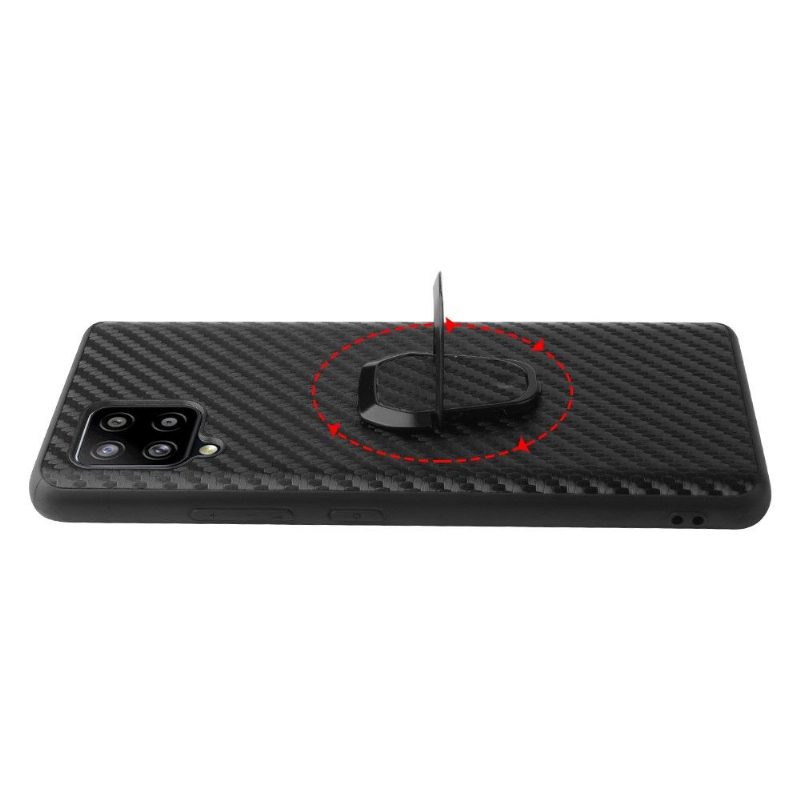 Kuori Samsung Galaxy A42 5G Ring Carbon Fiber