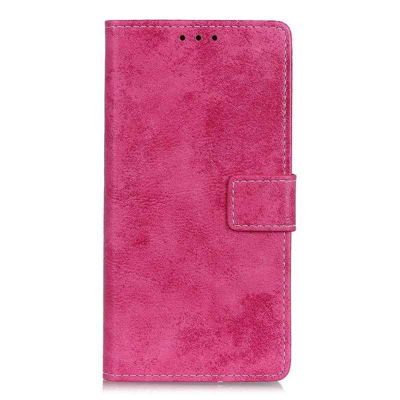 Nahkakotelo Samsung Galaxy A42 5G Cyrius Faux Leather Vintage