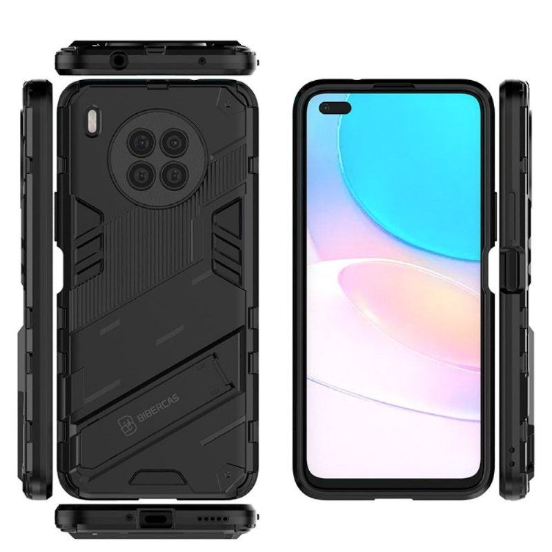 Case Huawei Nova 8i / Honor 50 Lite Murtumaton Puhelinkuoret Hybridi Jalustalla