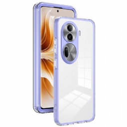 Case Oppo Reno 11 Pro 5g Puhelinkuoret Läpinäkyvä Värillinen Vanne