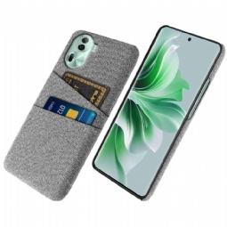 Kuori Oppo Reno 11 Pro 5g Kangas Korttipidike Suojakuori