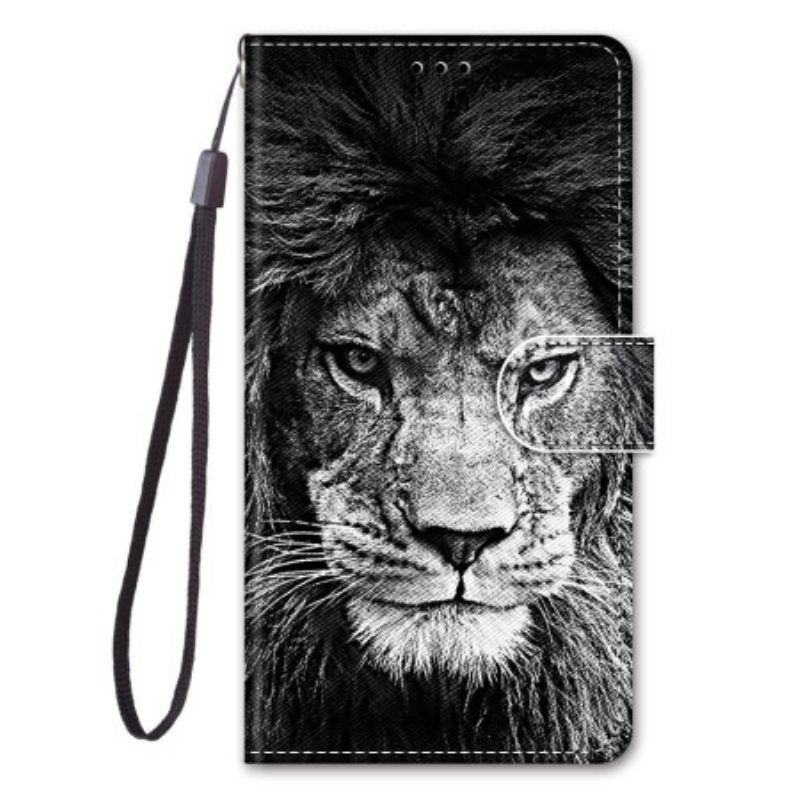 Flip Case Xiaomi 13 Pro Suojaketju Kuori Lanyard Lion