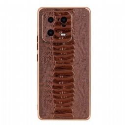 Kuori Xiaomi 13 Pro Crocodile Style Aitoa Nahkaa