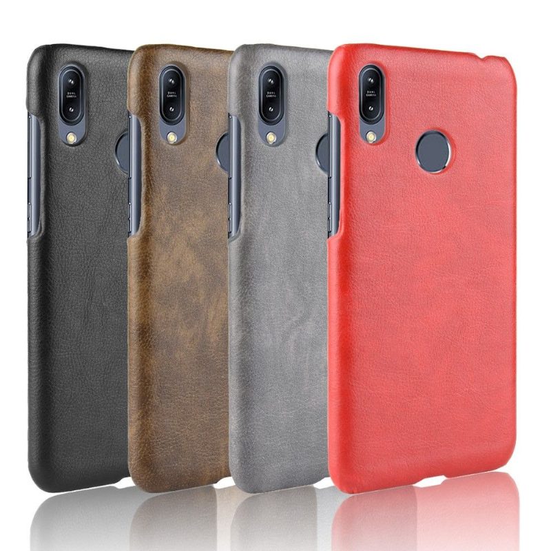 Case Asus Zenfone Max M2 Premium-nahkaefekti