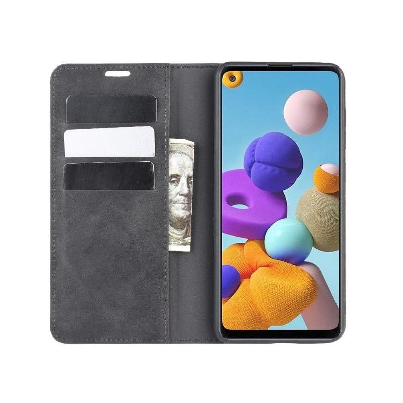 Flip Case Samsung Galaxy A21s Hemming Business Retro