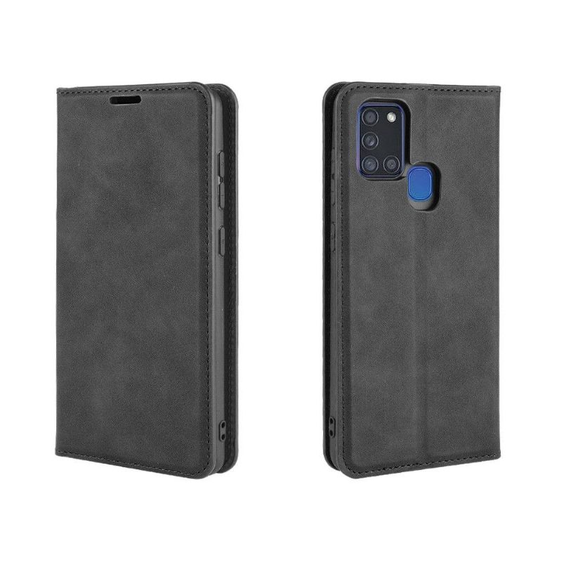 Flip Case Samsung Galaxy A21s Hemming Business Retro