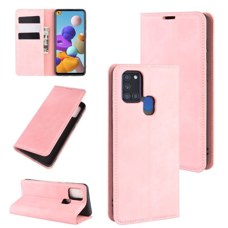 Flip Case Samsung Galaxy A21s Hemming Business Retro