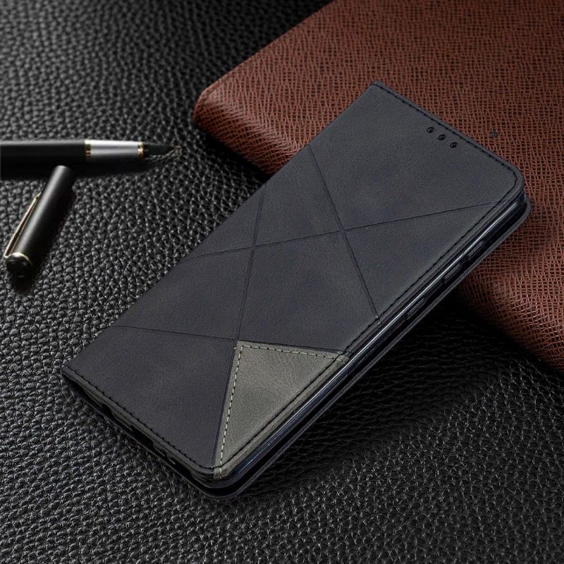 Flip Case Samsung Galaxy A21s Hemming Célinia Style Nahkainen Korttikotelo