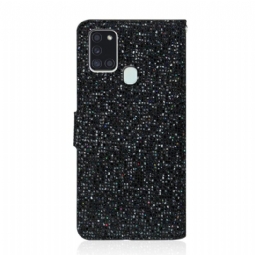 Kotelot Samsung Galaxy A21s Glitter-korttikotelo