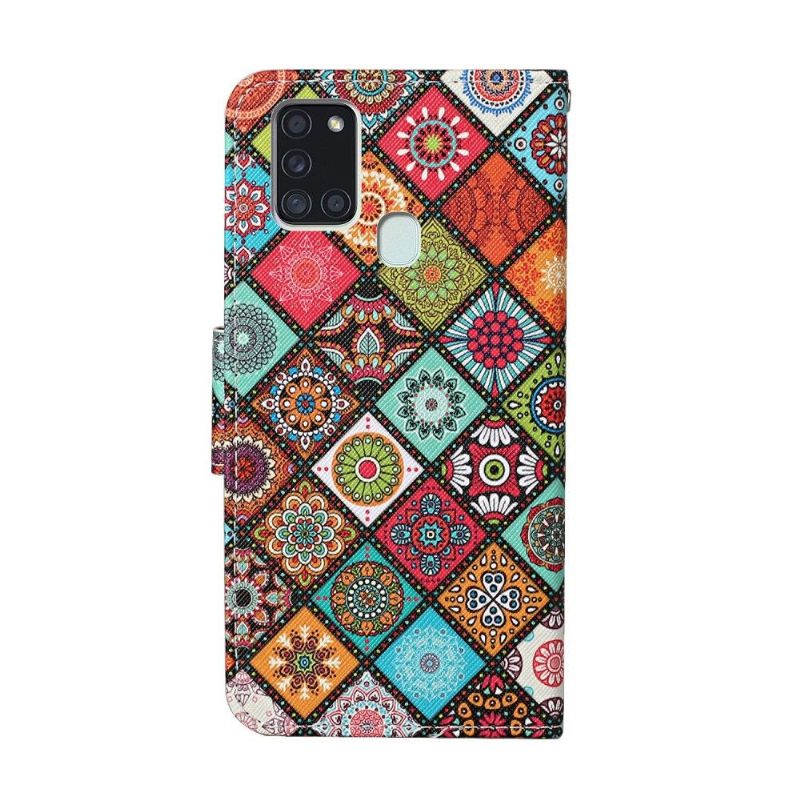 Kotelot Samsung Galaxy A21s Kaleidoskooppi Mandala