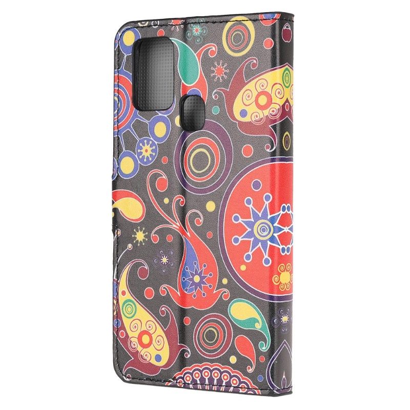 Kotelot Samsung Galaxy A21s Värikäs Paisley