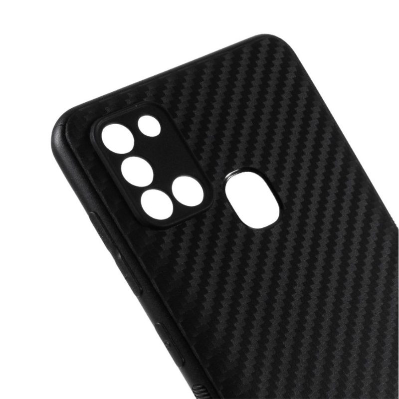 Kuori Samsung Galaxy A21s Carbon Fiber Look