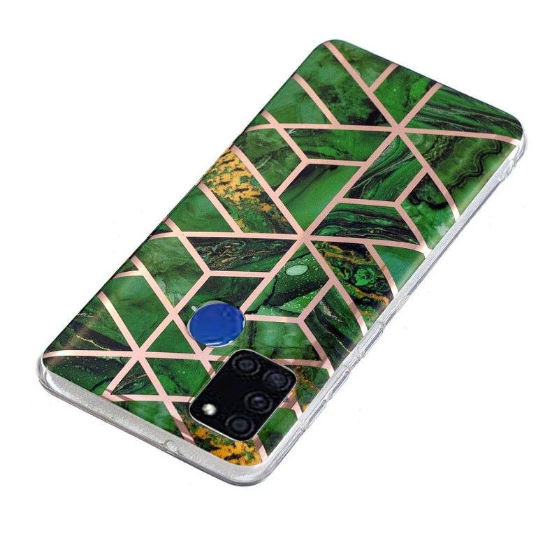 Kuori Samsung Galaxy A21s Emerald Geometry