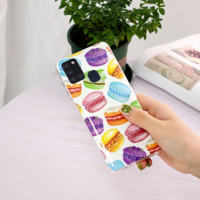 Kuori Samsung Galaxy A21s Fluorescent Macarons