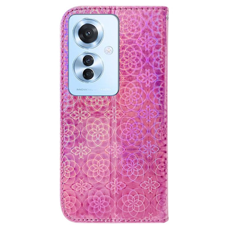 Kotelot Oppo Reno 11f 5g Strappy Disco -tyyli Suojakuori