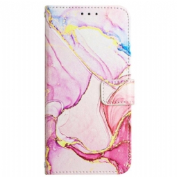 Flip Case Xiaomi 12 / 12X Suojaketju Kuori Strip Marble