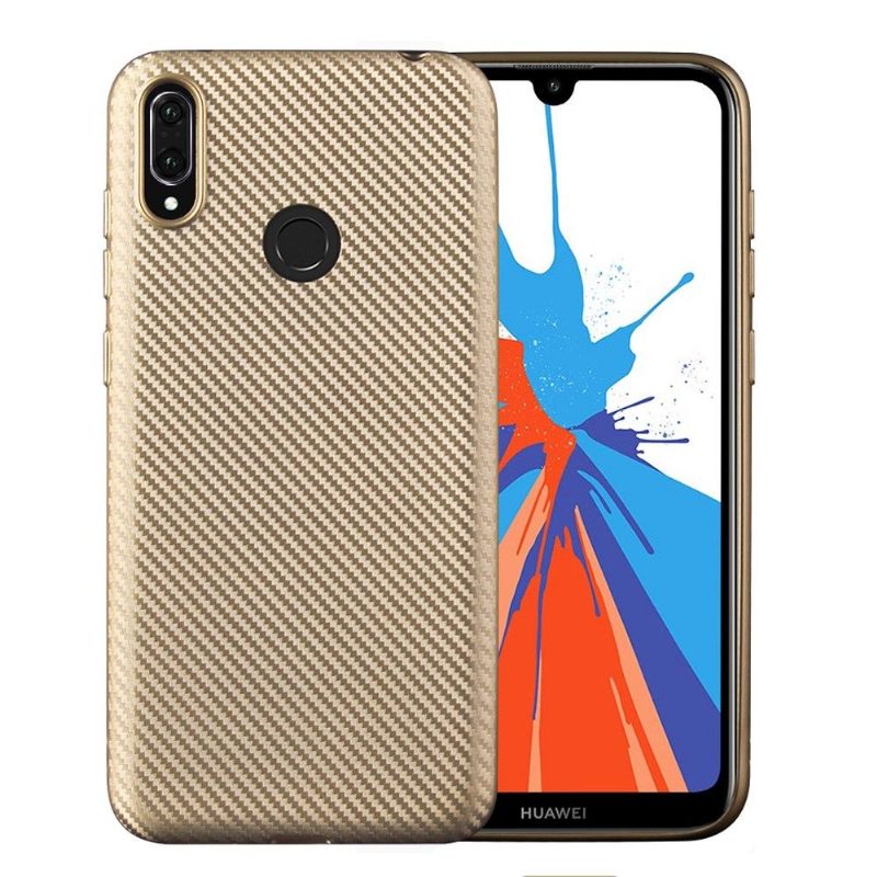 Kuori Huawei Y7 2019 Hiilikuitupinnoite