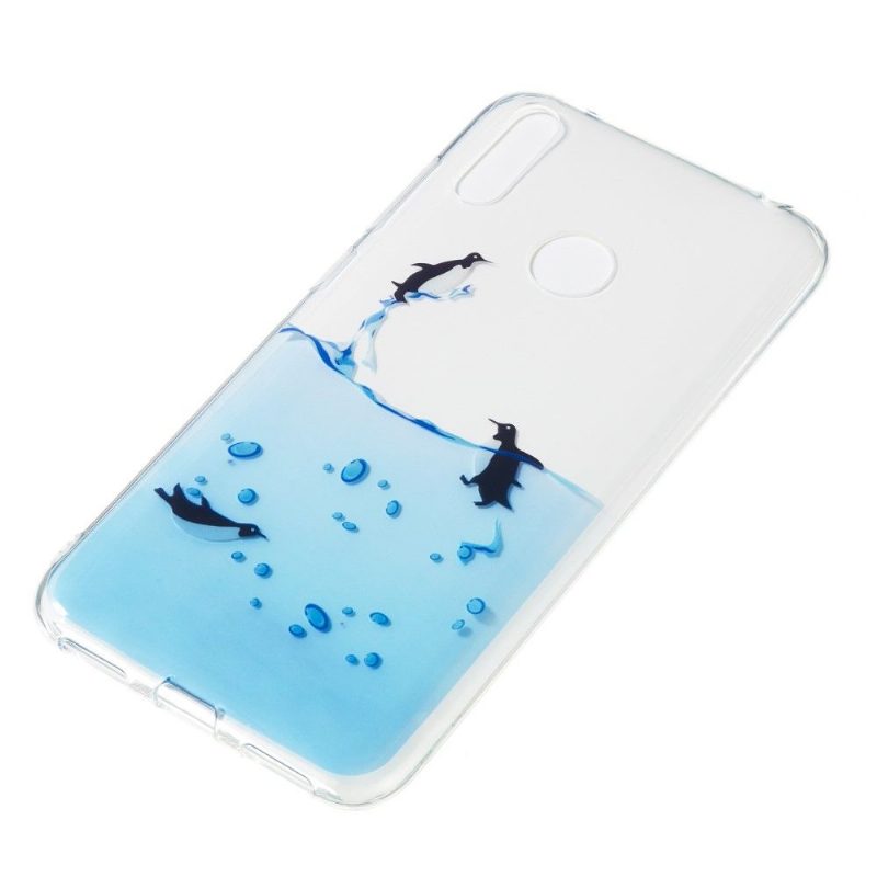 Kuori Huawei Y7 2019 Suojakuori Transparente Penguins