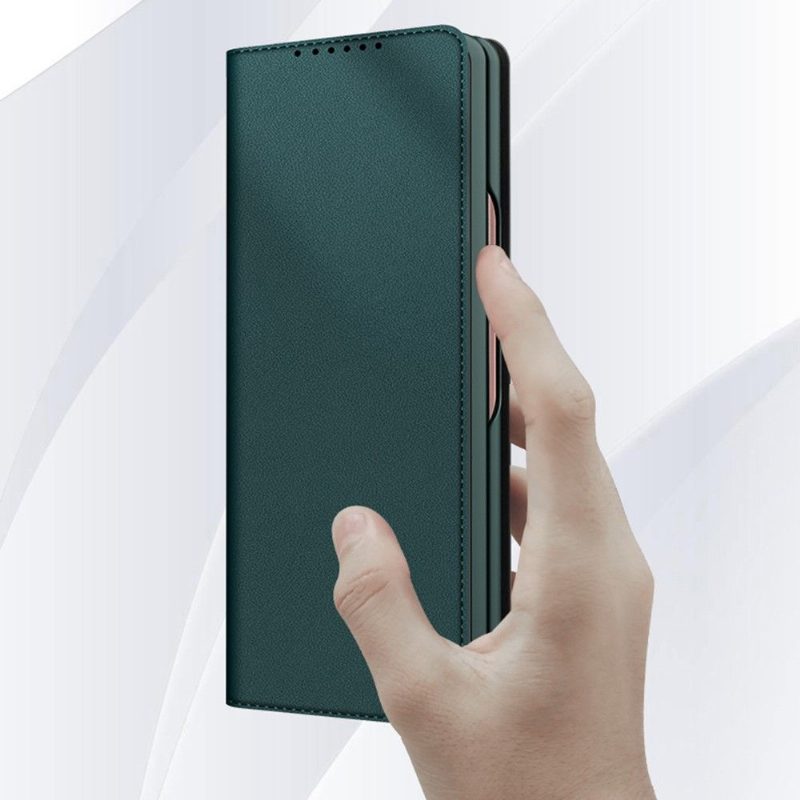 Case Nahkakotelo Samsung Galaxy Z Fold 3 5G Nahka