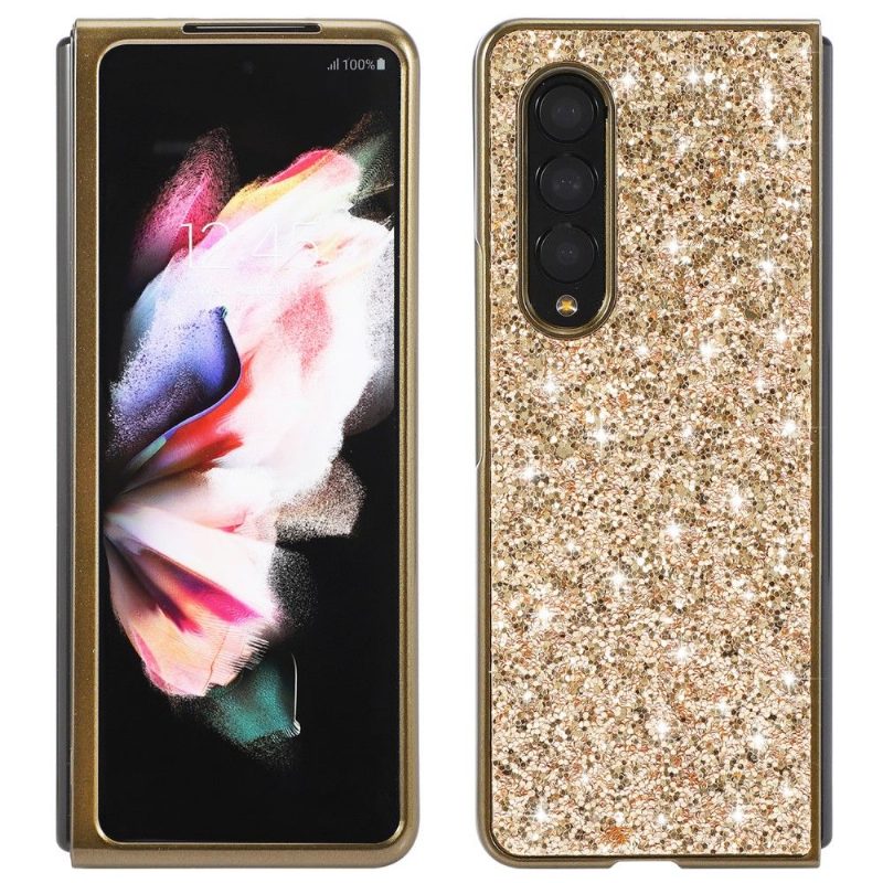 Case Samsung Galaxy Z Fold 3 5G Murtumaton Puhelinkuoret Glitter Glamour