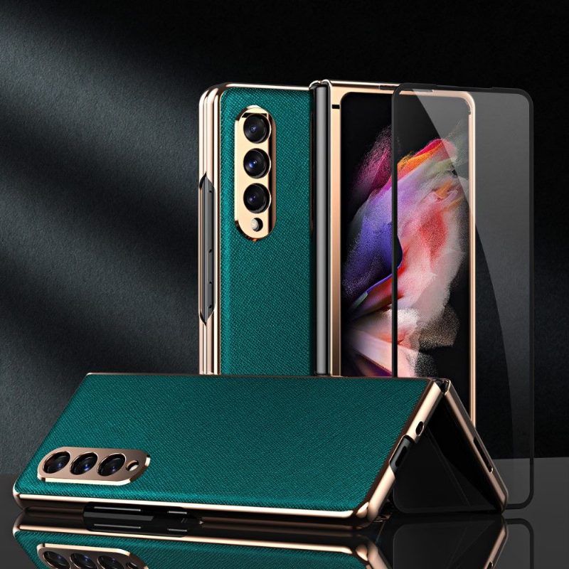 Kuori Samsung Galaxy Z Fold 3 5G Deluxe + Suojakalvo