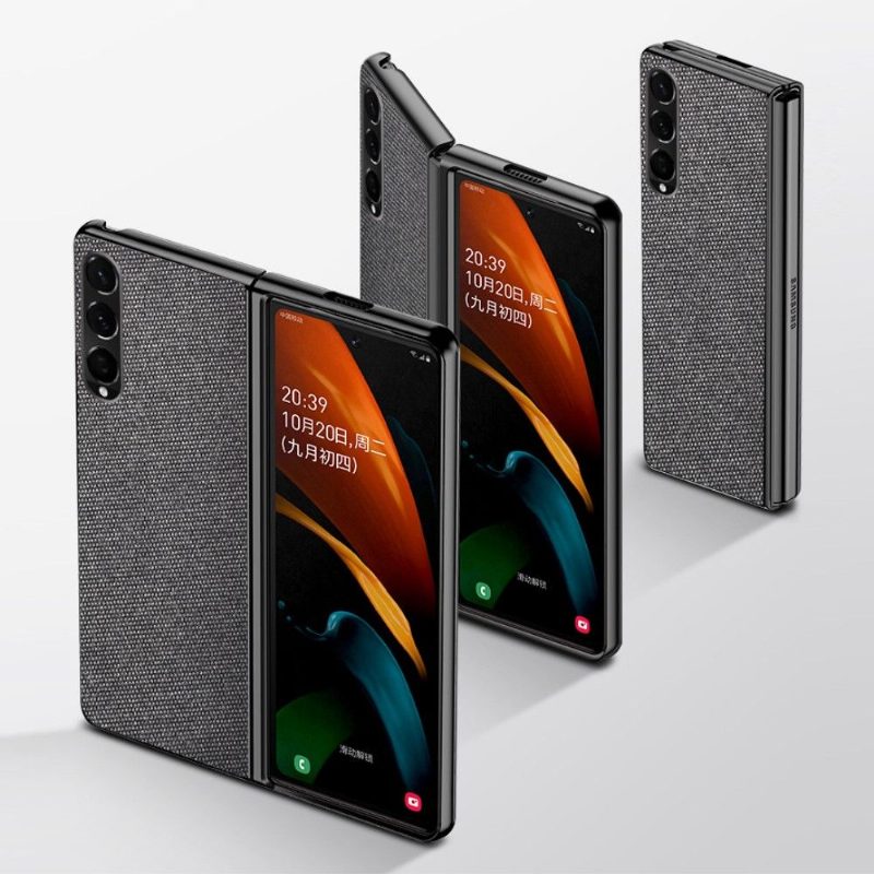 Kuori Samsung Galaxy Z Fold 3 5G Hemming Nahkatehostekangastyyli