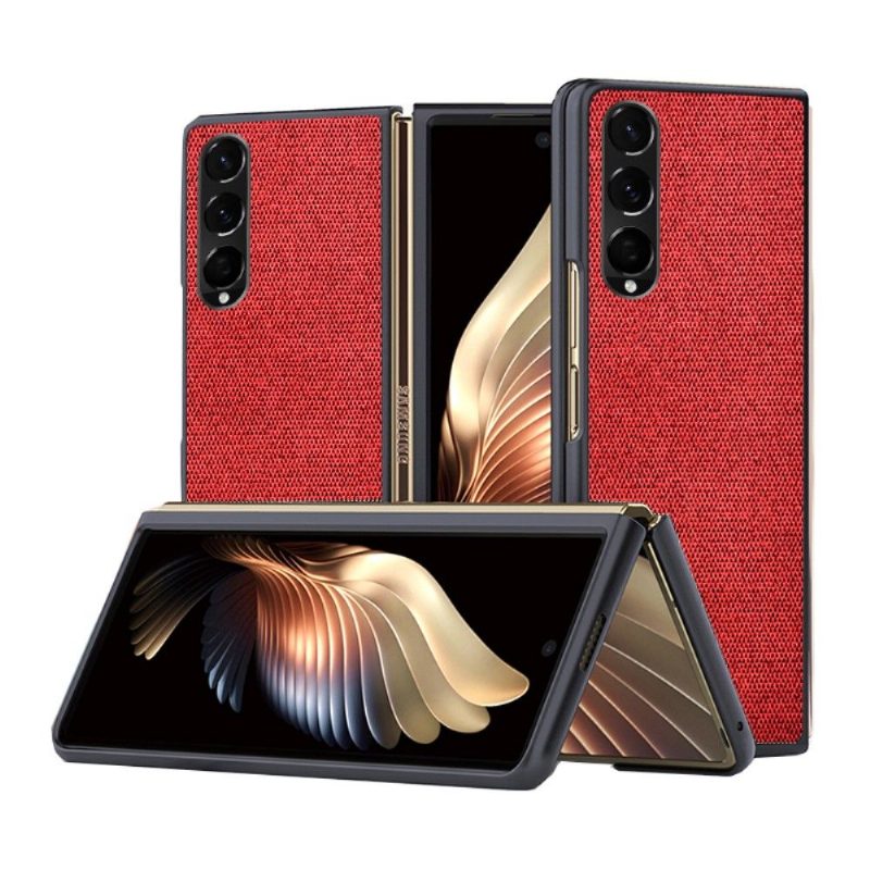 Kuori Samsung Galaxy Z Fold 3 5G Hemming Nahkatehostekangastyyli