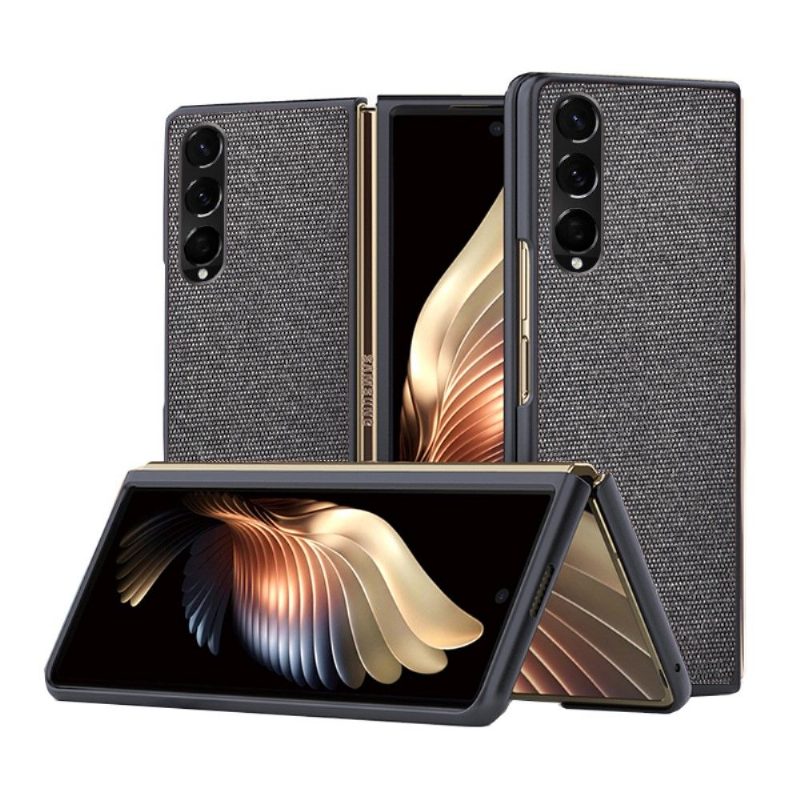 Kuori Samsung Galaxy Z Fold 3 5G Hemming Nahkatehostekangastyyli