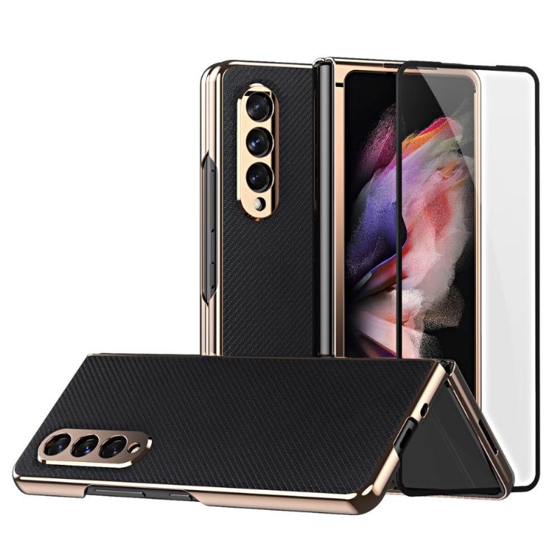 Kuori Samsung Galaxy Z Fold 3 5G Karbon + Suojakalvo