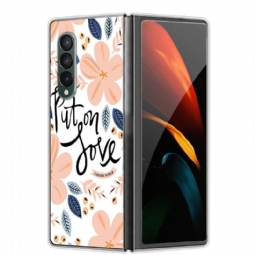 Kuori Samsung Galaxy Z Fold 3 5G Laita Päälle Rakkaus