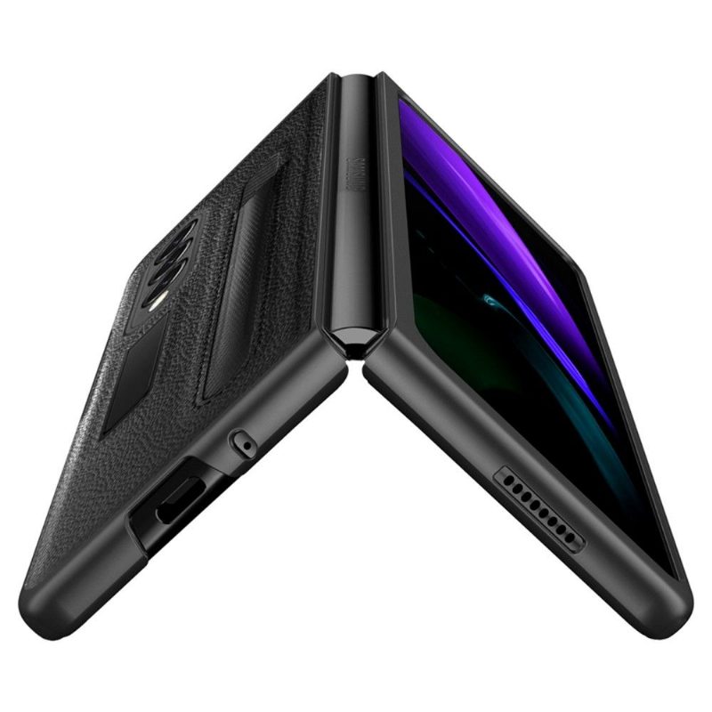 Puhelinkuoret Samsung Galaxy Z Fold 3 5G Kotelot Flip Keinonahkainen Kynäteline