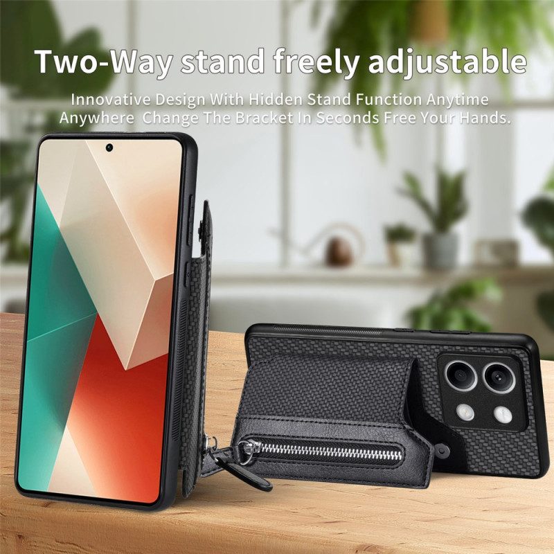 Case Xiaomi Redmi Note 13 4g Puhelinkuoret Hiilikuituinen Kolikkokukkaro