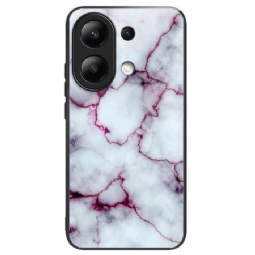 Case Xiaomi Redmi Note 13 4g Puhelinkuoret Purppuraa Marmoria Karkaistua Lasia