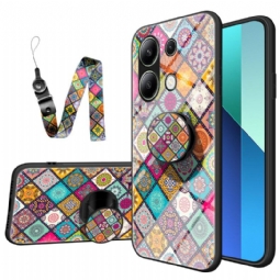 Kuori Xiaomi Redmi Note 13 4g Patchwork Tukirengas Ja -hihna Suojakuori