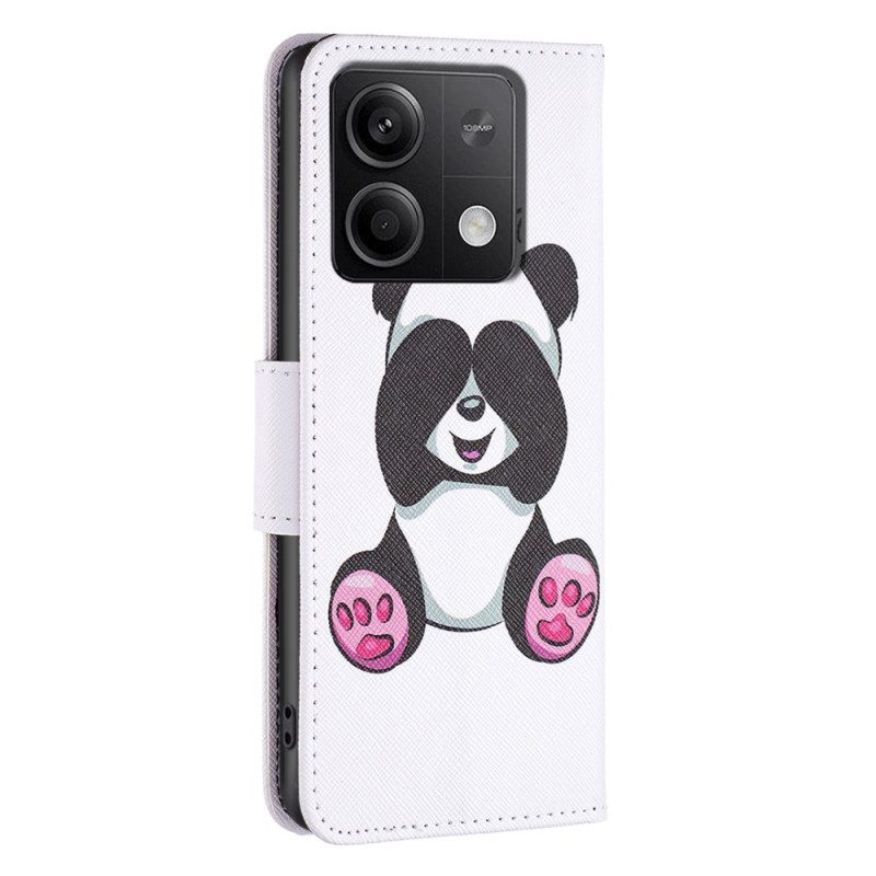 Nahkakotelo Xiaomi Redmi Note 13 4g Panda